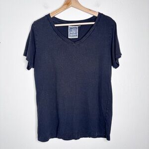 Jungmaven Hemp Blend Organic V-Neck Short Sleeve Shirt Size M